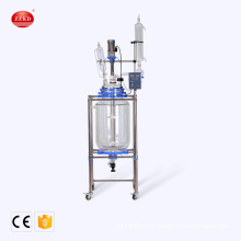 New  Jacketed Glass Reactor 100 Liter